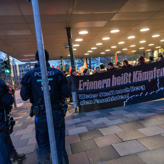 Demonstration Antifa Wartberg