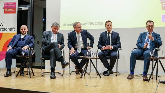 Debatte mit Spitzenkandidaten für die Landtagswahl