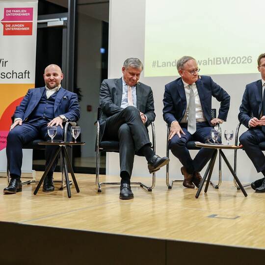Debatte mit Spitzenkandidaten für die Landtagswahl