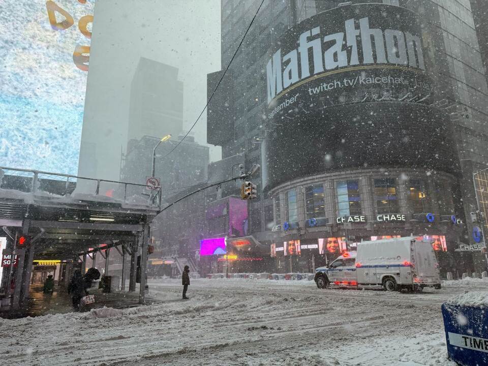 Winterwetter in New York