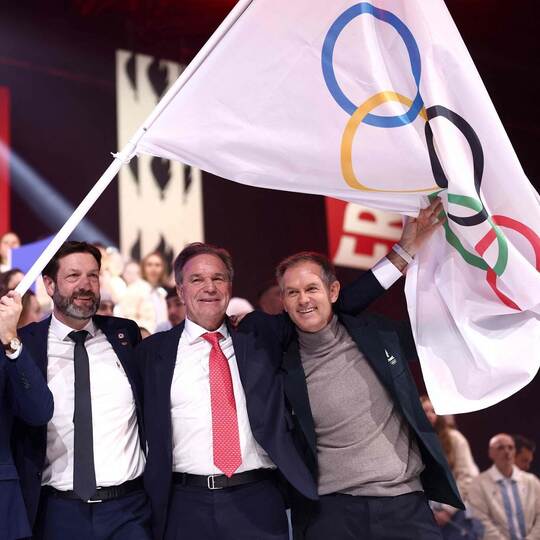 Nach den Olympischen Winterspielen - Frankreich