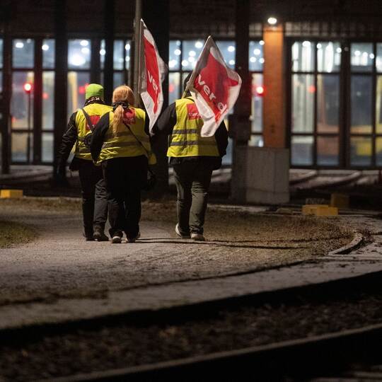 Verdi-Warnstreiks im Nahverkehr – Baden-Württemberg