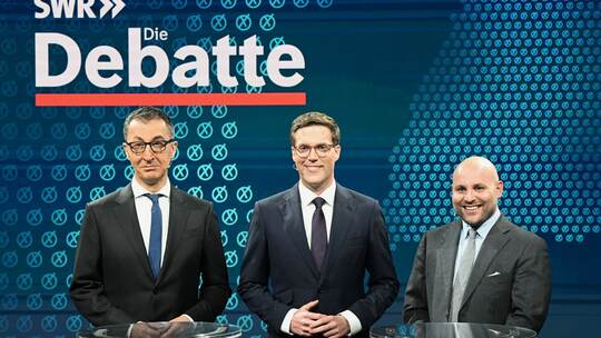 Vor der Landtagswahl: SWR-Triell mit CDU, Grünen und AfD