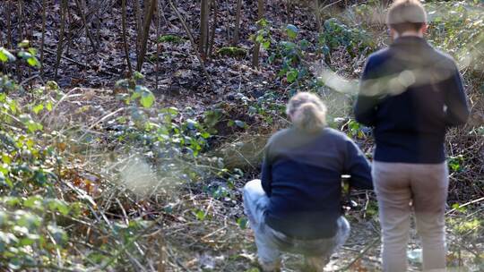 Polizeieinsatz in Waldstück - Fund einer Frauenleiche