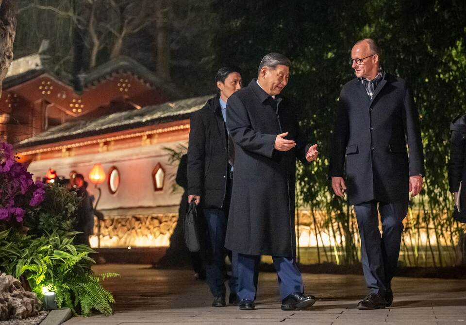 Bundeskanzler Merz besucht China