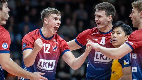 Die Volleyballer der SVG Lüneburg