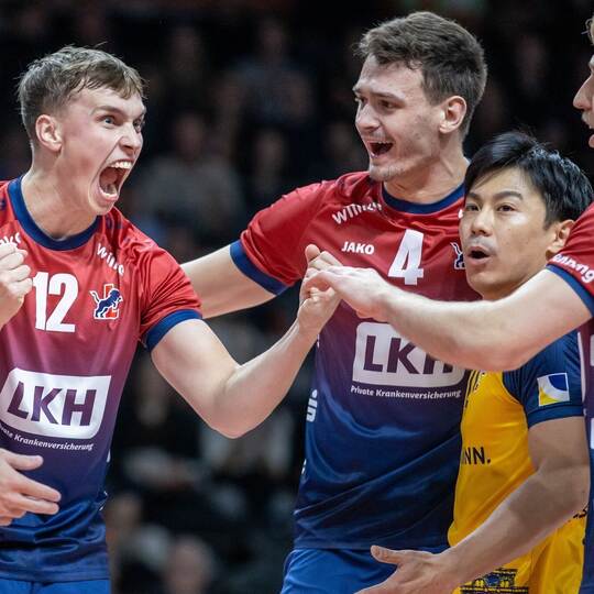 Die Volleyballer der SVG Lüneburg