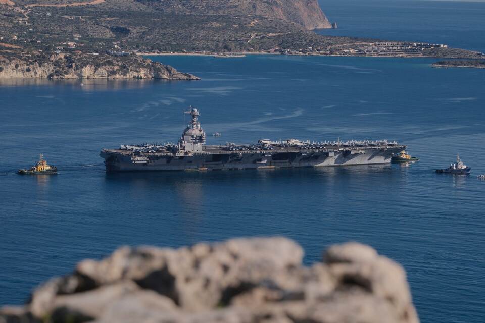 US-Flugzeugträger «USS Gerald R. Ford» verlässt Kreta