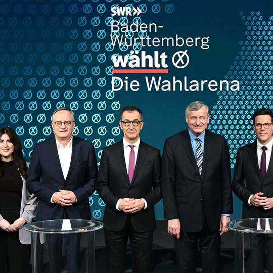 Vor der Landtagswahl: «Die Wahlarena» mit Spitzenkandidaten