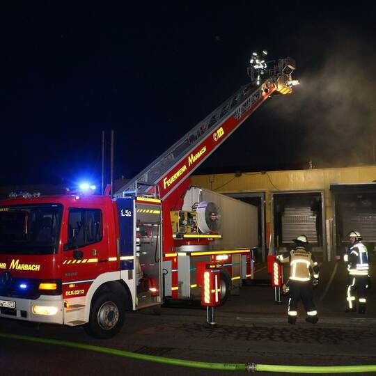 Brand in Dönerfabrik