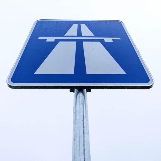 Verkehrszeichen Autobahn
