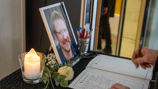 Trauerfeier für gestorbenen Bürgermeister