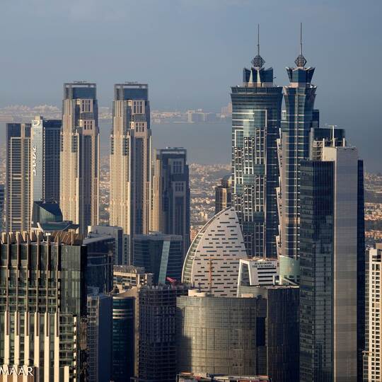Die Skyline von Dubai