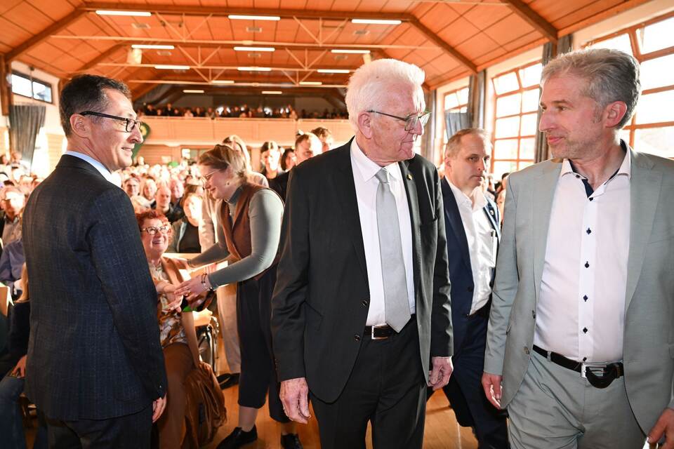 Wahlkampfveranstaltung in Baden-Württemberg