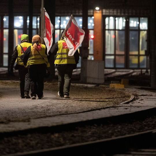 Verdi-Warnstreiks im Nahverkehr – Baden-Württemberg