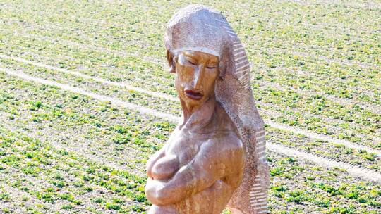 Nackte Statue "Mea Dea" sorgt für Aufsehen Nackte Statue "Mea Dea" sorgt für Aufsehen