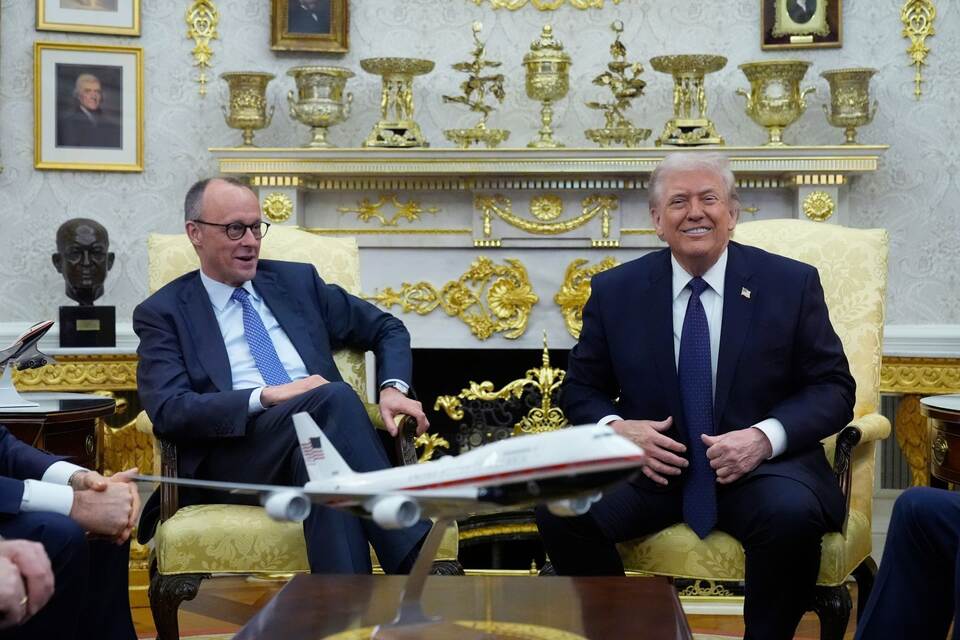 US-Präsident Trump empfängt Bundeskanzler Merz