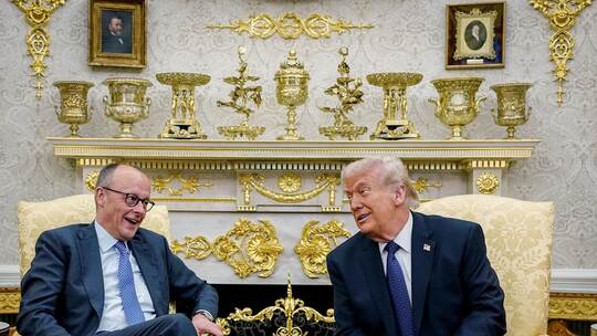 US-Präsident Trump empfängt Bundeskanzler Merz