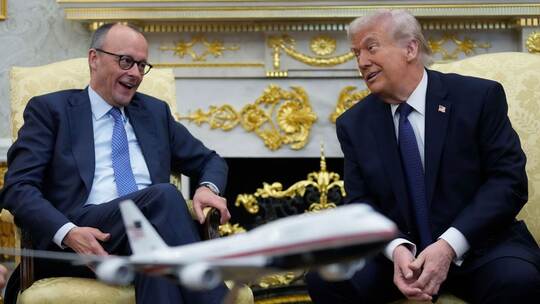 US-Präsident Trump empfängt Bundeskanzler Merz