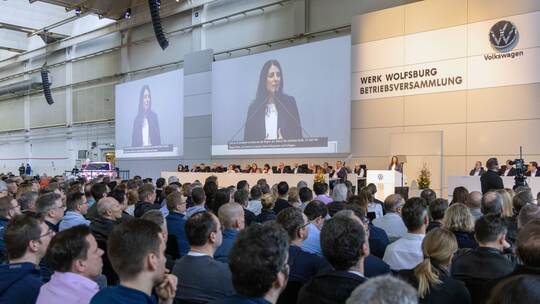 VW-Betriebsversammlung in Wolfsburg