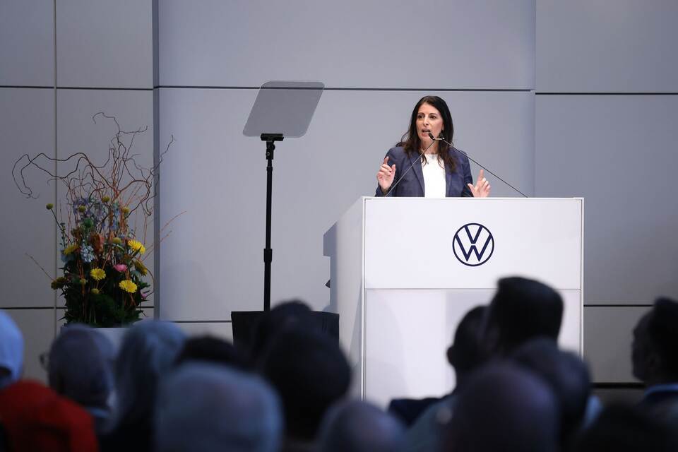 VW-Betriebsversammlung in Wolfsburg