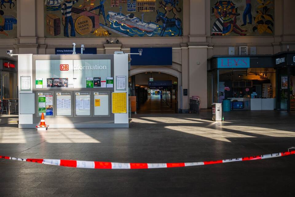 Bombendrohung am Bremer Hauptbahnhof