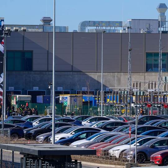 US-Elektroautobauer Tesla in Grünheide