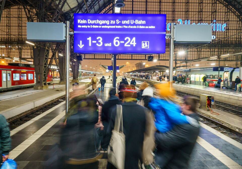 Beeinträchtigungen im Bahnverkehr