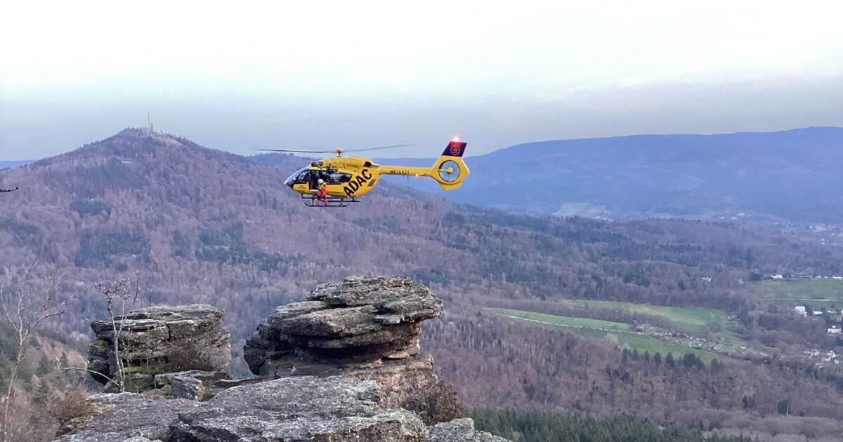 Kletterer stürzt ab – Rettung per Hubschrauber