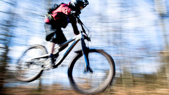 Mountainbikes auf illegalen Wegen