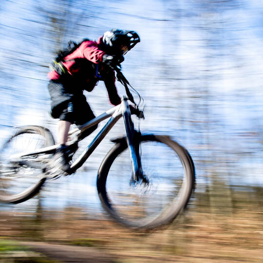 Mountainbikes auf illegalen Wegen