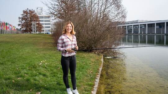 Beginn der Messe Aqua-Fisch - Barbara Kijewski