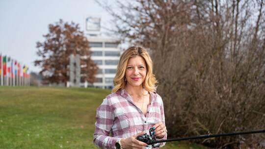 Beginn der Messe Aqua-Fisch - Barbara Kijewski