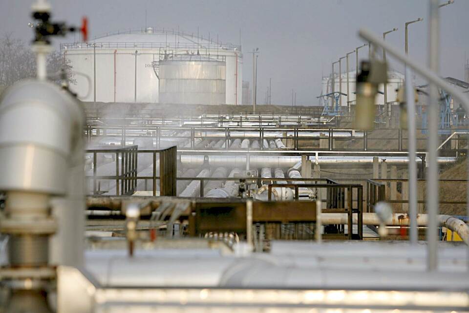 Empfangsstation der Druschba-Ölpipeline in Ungarn