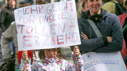 Kundgebung des Landeselternausschuss