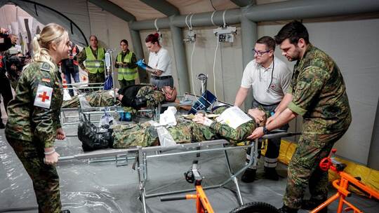 Übung «Medic Quadriga» der Bundeswehr