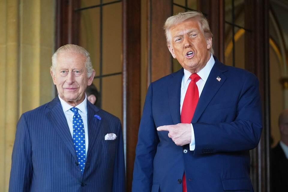US-Präsident Trump und König Charles III. US-Präsident Trump und König Charles III.