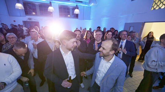 Landtagswahl- CDU-Wahlparty Altes E-Werk