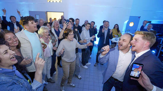 Landtagswahl- CDU-Wahlparty Altes E-Werk