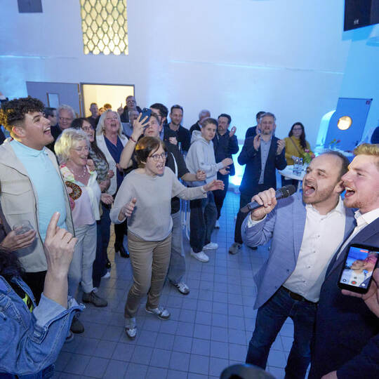 Landtagswahl- CDU-Wahlparty Altes E-Werk