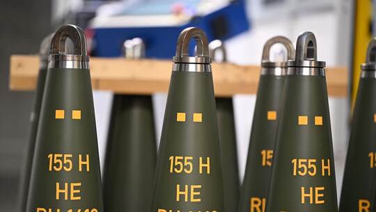 Artilleriegranaten von Rheinmetall