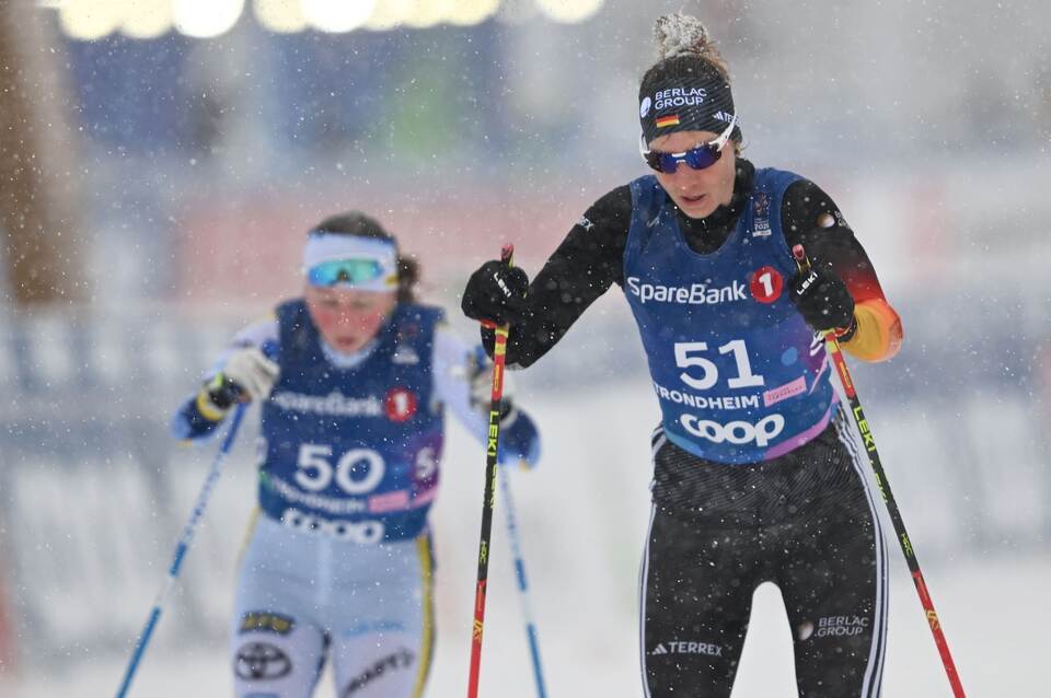 Kathrin Marchand in ihrem ersten Winter als Langläuferin