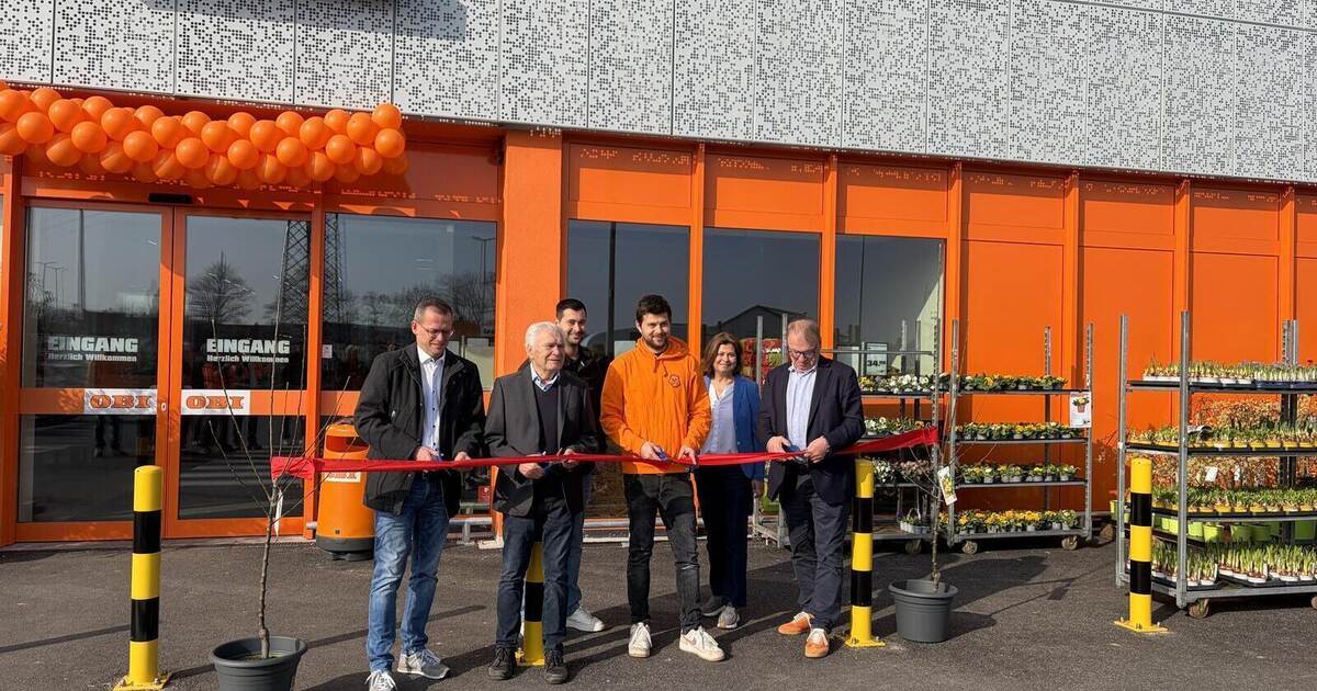 Paradies für Heimwerker: OBI-Baumarkt auf der Ziegelhöhe in Mühlacker offiziell eröffnet - Region