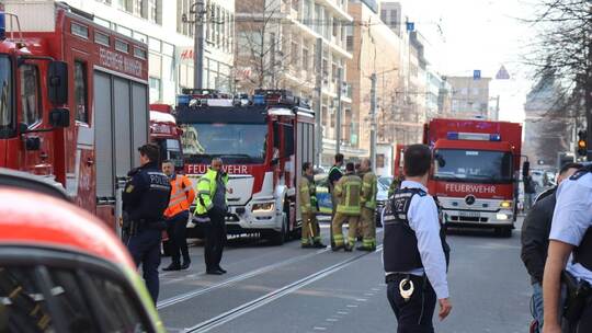 Verletzte klagen über gereizte Augen in Mannheim