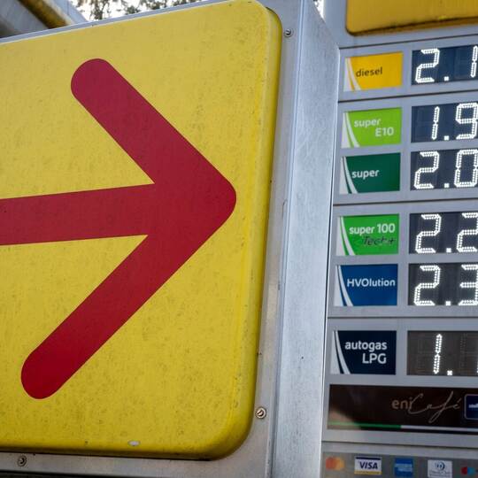 Kraftstoffpreise an der Tankstelle - Bayern