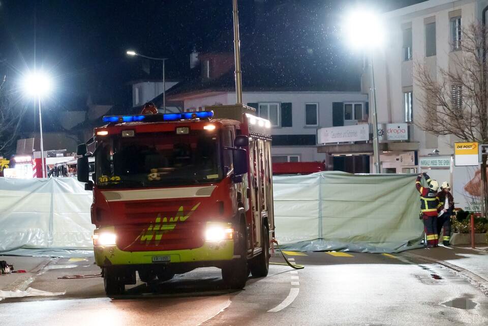 Linienbus ausgebrannt - Tote und Verletzte in der Schweiz