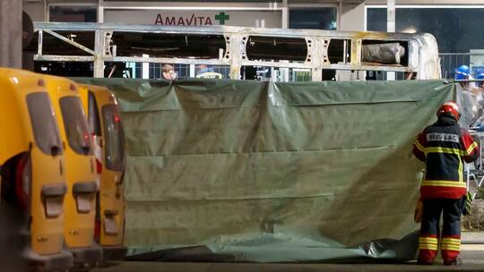 Linienbus ausgebrannt - Tote und Verletzte in der Schweiz