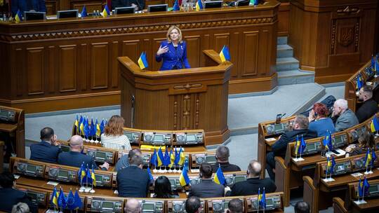 Bundestagstagspräsidentin Klöckner in der Ukraine Bundestagstagspräsidentin Klöckner in der Ukraine