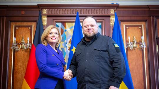 Bundestagstagspräsidentin Klöckner in der Ukraine Bundestagstagspräsidentin Klöckner in der Ukraine