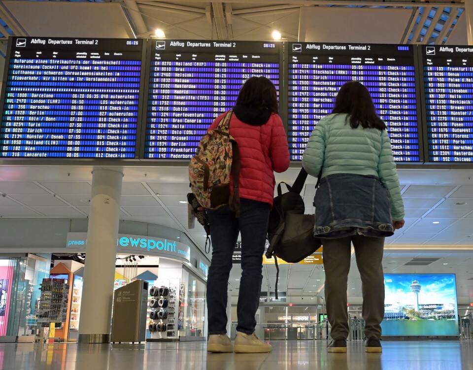 Pilotenstreik bei der Lufthansa - München